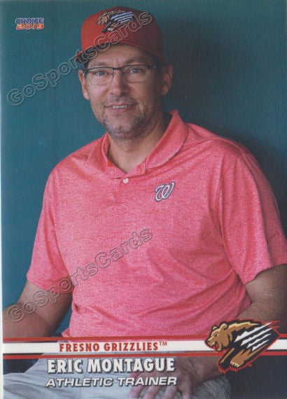2019 Fresno Grizzlies Eric Montague