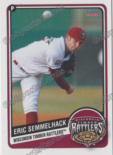 2013 Wisconsin Timber Rattlers Eric Semmelhack