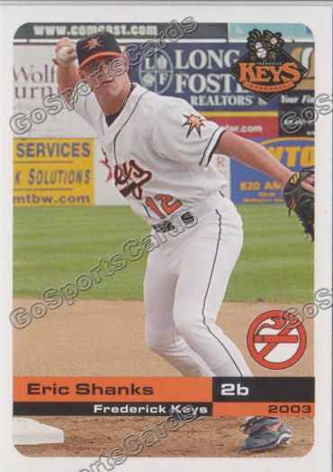 2003 Frederick Keys SGA Eric Shanks