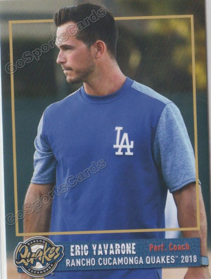 2018 Rancho Cucamonga Quakes Eric Yavarone