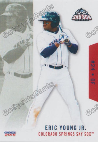 2016 Colorado Springs Sky Sox Eric Young Jr