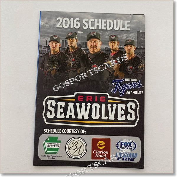 2016 Erie Seawolves Pocket Schedule