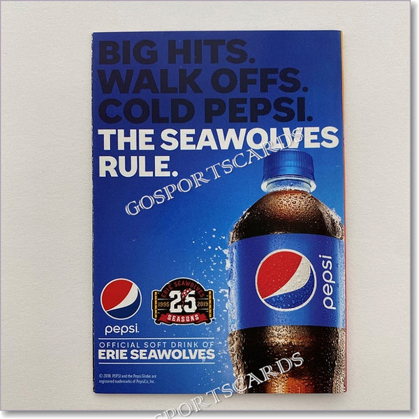 2019 Erie Seawolves Pocket Schedule