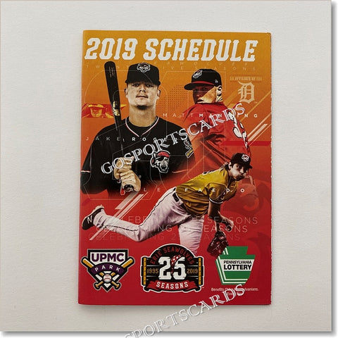 2019 Erie Seawolves Pocket Schedule