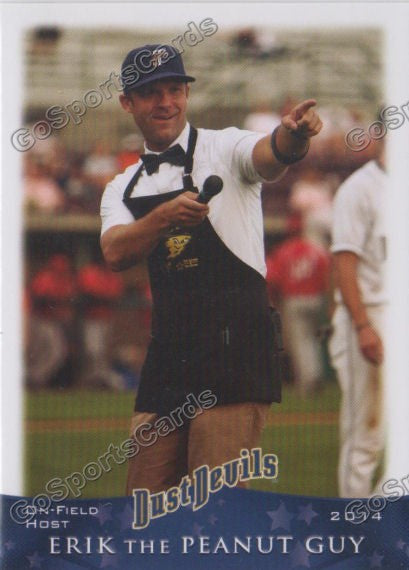 2014 Tri City Dust Devils Erik the Peanut Guy