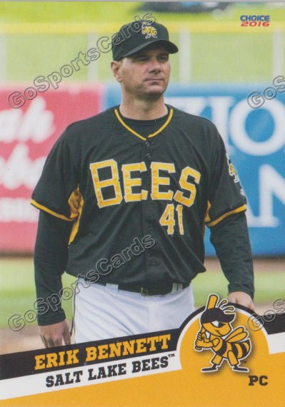 2016 Salt Lake Bees Erik Bennett