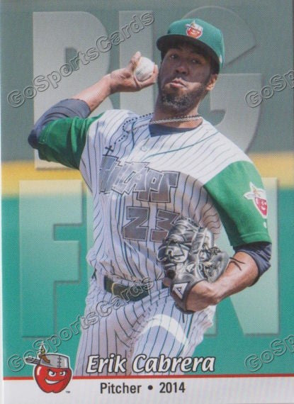 2014 Fort Wayne TinCaps Erik Cabrera
