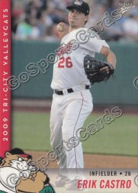 2009 Tri City ValleyCats Erik Castro