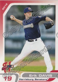 2012 Harrisburg Senators Erik Davis