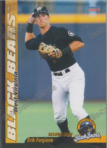 2016 West Virginia Black Bears Erik Forgione