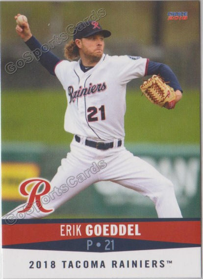 2018 Tacoma Rainiers Erik Goeddel