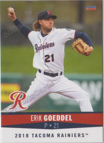 2018 Tacoma Rainiers Erik Goeddel