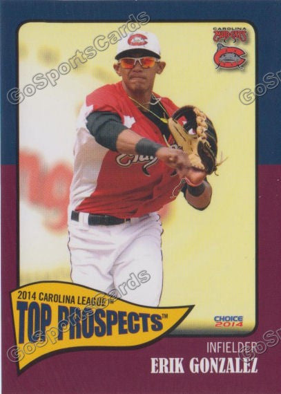 2014 Carolina League Top Prospect Erik Gonzalez