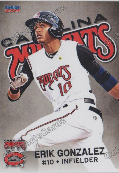2014 Carolina Mudcats Erik Gonzalez