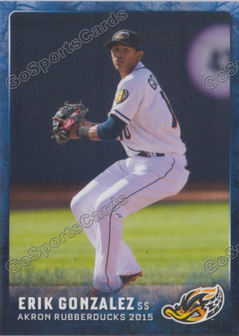2015 Akron Rubberducks Erik Gonzalez