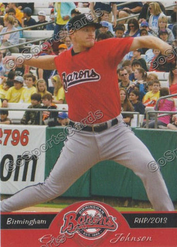 2013 Birmingham Barons Erik Johnson