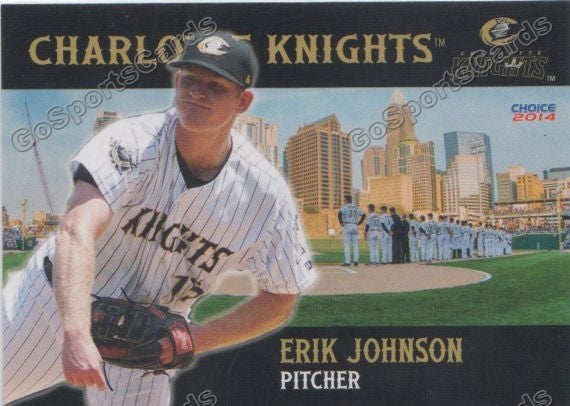 2014 Charlotte Knights Erik Johnson
