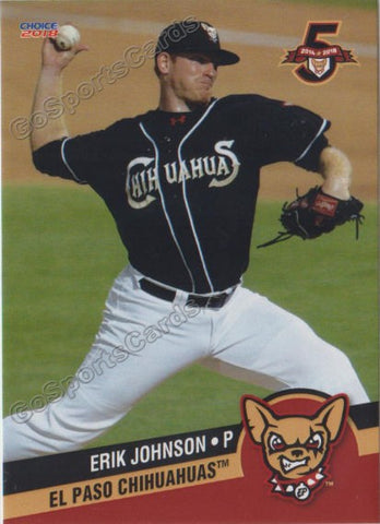 2018 El Paso Chihuahuas Erik Johnson