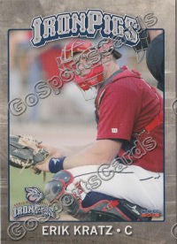 2012 Lehigh Valley IronPigs Erik Kratz