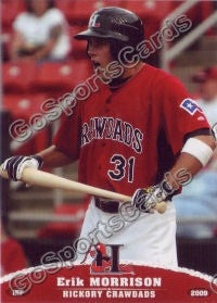 2009 Hickory Crawdads Erik Morrison