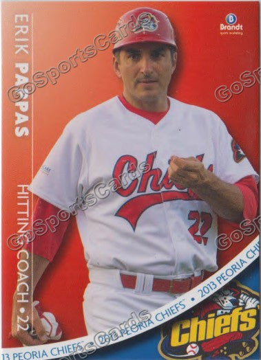 2013 Peoria Chiefs Erik Pappas