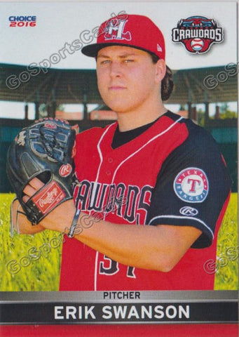 2016 Hickory Crawdads Erik Swanson