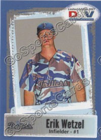 2011 Tulsa Drillers DAV Erik Wetzel