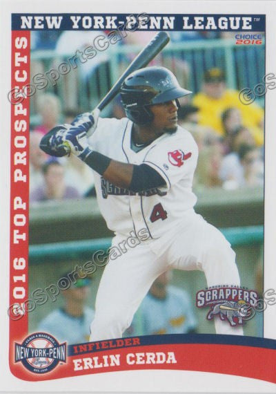 2016 New York Penn League Top Prospect NYPL Erlin Cerda