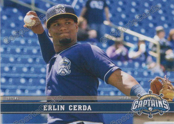 2017 Lake County Captains Erlin Cerda