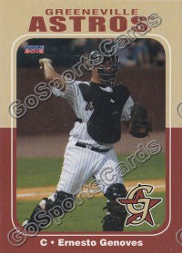 2012 Greeneville Astros Ernesto Genoves