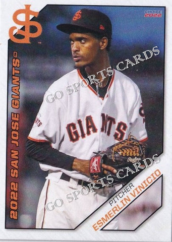 2022 San Jose Giants Esmerlin Vinicio