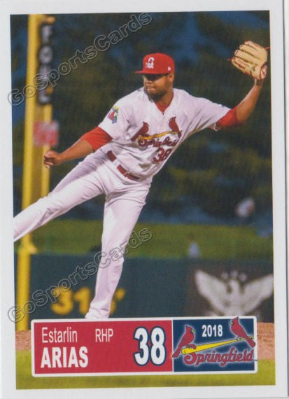 2018 Springfield Cardinals Estarlin Arias