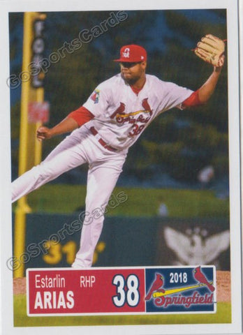 2018 Springfield Cardinals Estarlin Arias
