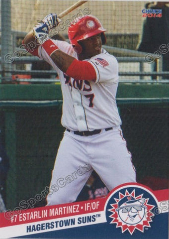 2014 Hagerstown Suns Estarlin Martinez