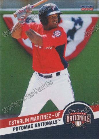 2015 Potomac Nationals Estarlin Martinez