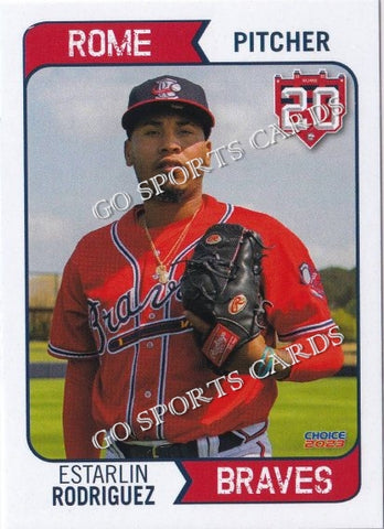 2023 Rome Braves Estarlin Rodriguez