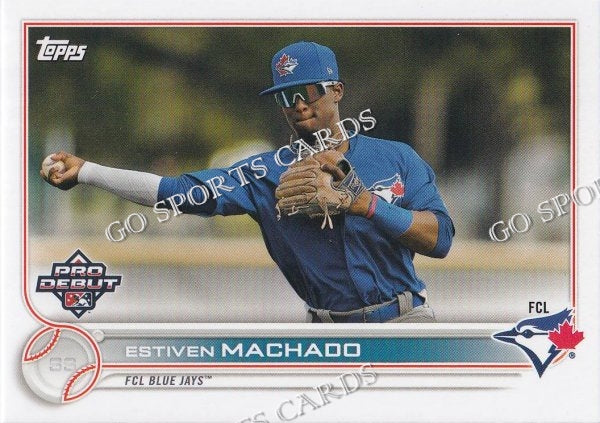 2022 Topps Pro Debut Estiven Machado PD-105