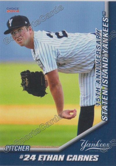 2014 Staten Island Yankees Ethan Carnes