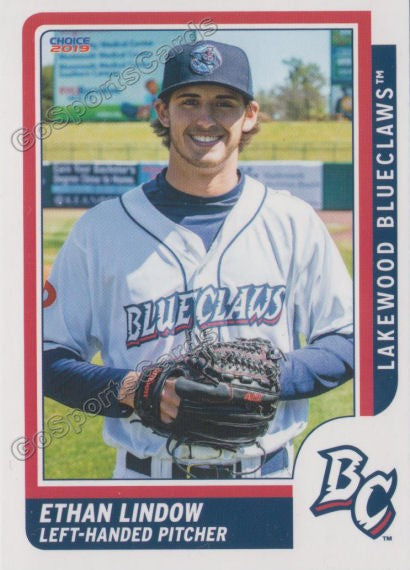 2019 Lakewood BlueClaws Ethan Lindow