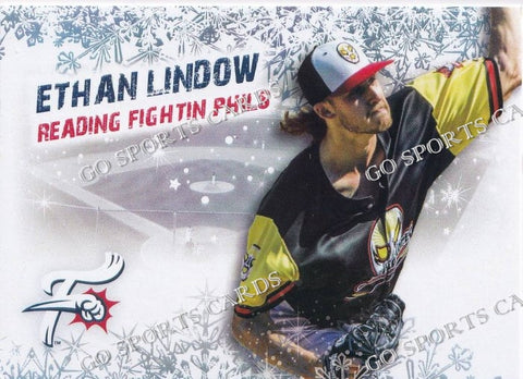 2021 Reading Fightin Phils Holiday Ethan Lindow