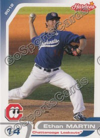2012 Chattanooga Lookouts Ethan Martin