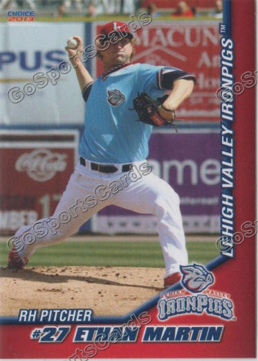 2013 Lehigh Valley IronPigs Ethan Martin