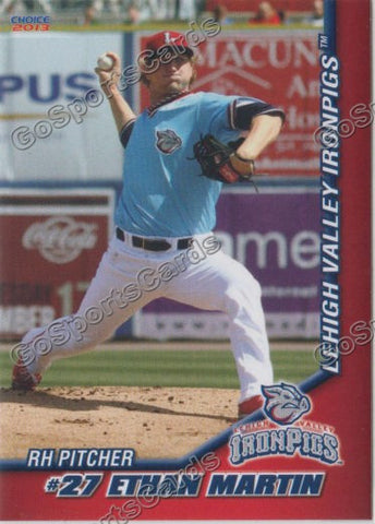 2013 Lehigh Valley IronPigs Ethan Martin