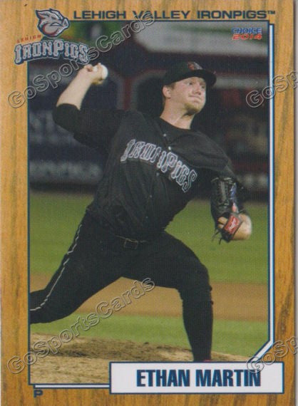 2014 Lehigh Valley IronPigs 2nd Ethan Martin