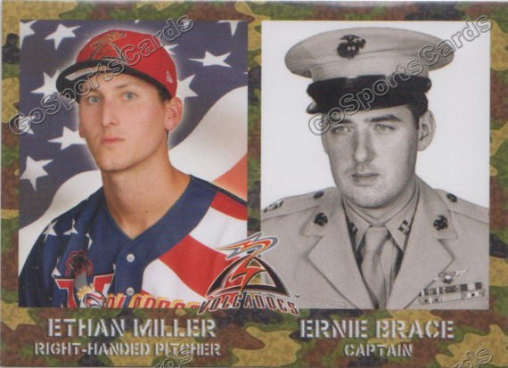 2014 Salem Keizer Volcanoes Military SGA Ethan Miller