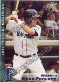 2010 Pulaski Mariners Ethan Paquette