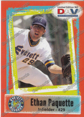 2011 Everett AquaSox DAV Ethan Paquette