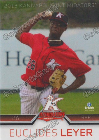 2013 Kannapolis Intimidators Euclides Leyer