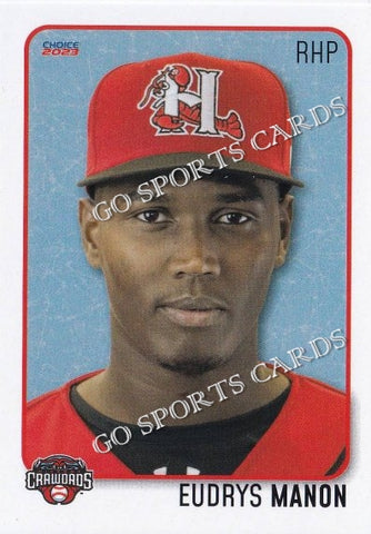 2023 Hickory Crawdads 1st Eudrys Manon