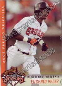 2009 Fresno Grizzlies Eugenio Velez